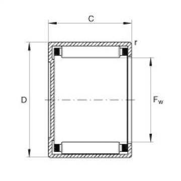 Bearing BCE87 INA