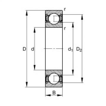 Bearing 6003-2RSR FAG