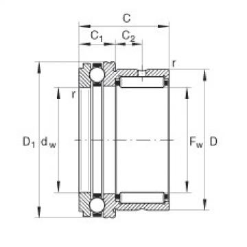 Bearing NKX10-TV INA