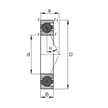 Bearing HCB7001-E-T-P4S FAG