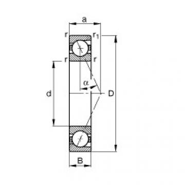 Bearing B7011-E-T-P4S FAG