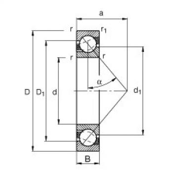 Bearing 71806-B-TVH FAG