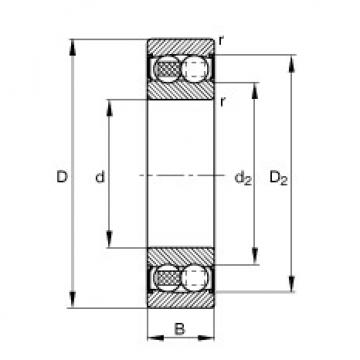 Bearing 2201-2RS-TVH FAG