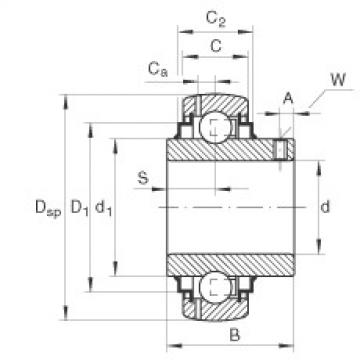 Bearing GY1008-KRR-B-AS2/V INA