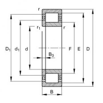 Bearing NUP206-E-TVP2 FAG