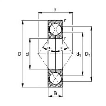 Bearing QJ207-MPA FAG