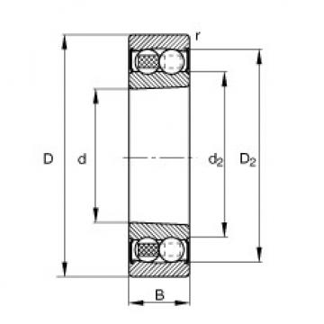 Bearing 2213-K-2RS-TVH-C3 FAG