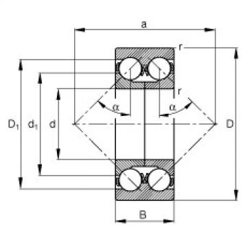 Bearing 3308-DA-MA FAG