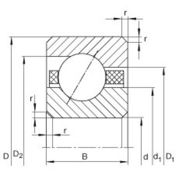 Bearing CSEAA017-TV INA