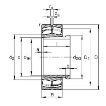 Bearing 21308-E1-K + AH308 FAG