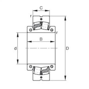 Bearing 222SM115-TVPA FAG