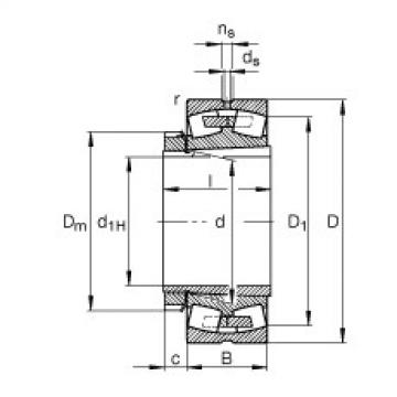 Bearing 23024-E1A-K-M + H3024 FAG