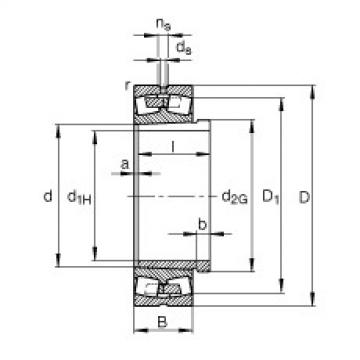 Bearing 230/710-B-K-MB + AH30/710A-H FAG