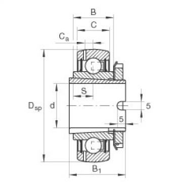 Bearing GSH30-2RSR-B INA