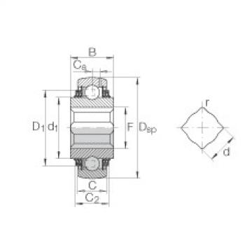 Bearing GVK100-208-KTT-B-AS2/V INA