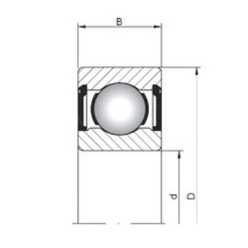 Bearing 628/6 ZZ ISO