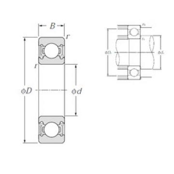 Bearing 6000LLU NTN