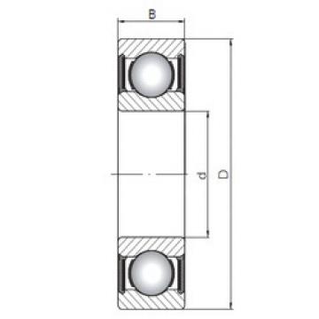 Bearing 62200-2RS CX