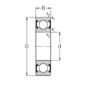 Bearing 6007-2RS2 NKE