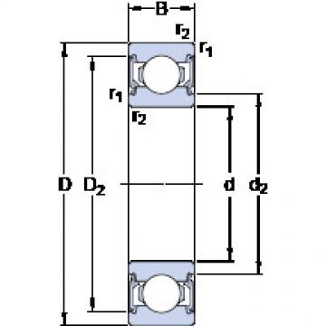 Bearing 6203-2RSL SKF