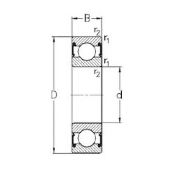 Bearing 6006-RS2 NKE