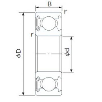 Bearing 6000NKE NACHI