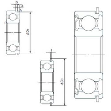 Bearing 6004ZENR NACHI