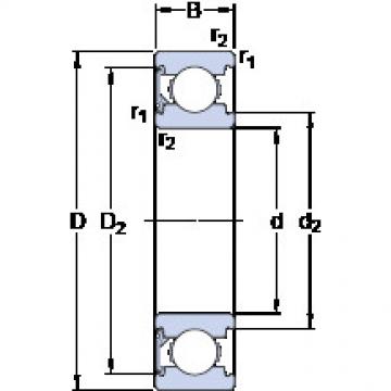 Bearing 6203-RSH SKF