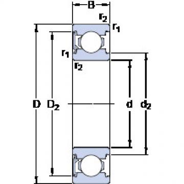 Bearing 6204-RSL SKF