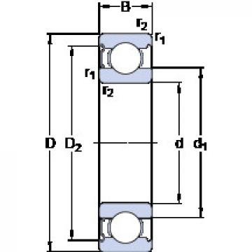 Bearing 6017-Z SKF