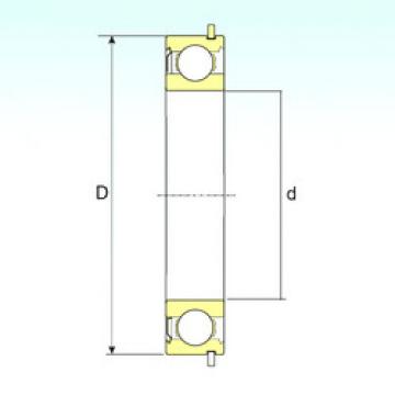 Bearing 6306-ZNR ISB