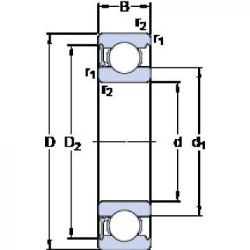 Bearing 6010-RZ SKF