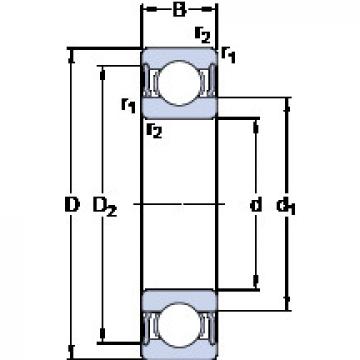 Bearing 6026-2RS1 SKF