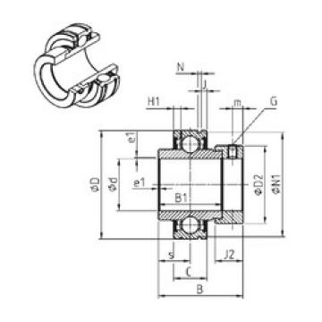 Bearing CEX205-16 SNR