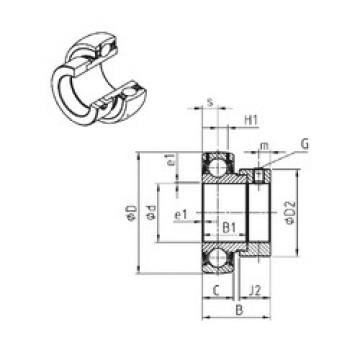 Bearing ES205-14 SNR