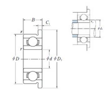 Bearing F601X NSK