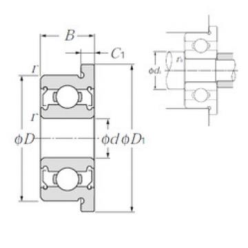 Bearing FL608ZZ NTN