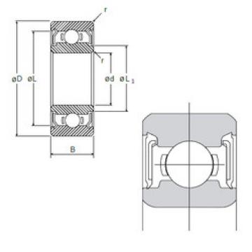 Bearing R-1560X13DD NMB