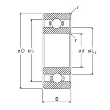 Bearing L-1680 NMB