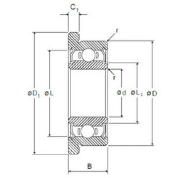 Bearing LF-1050ZZ NMB