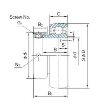 Bearing MU003+ER NACHI