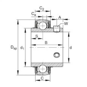 Bearing UC206 FAG