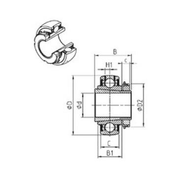 Bearing UK206+H-16 SNR