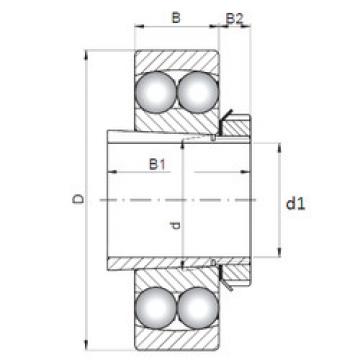 Bearing 1207K+H207 CX