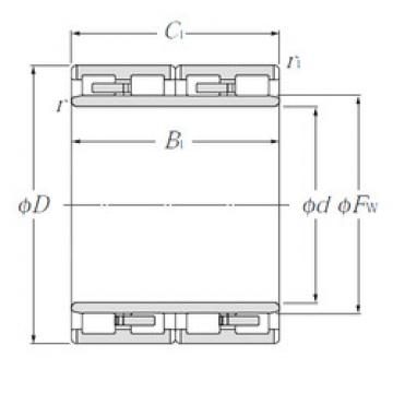 Bearing 4R2437 NTN