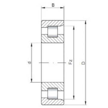 Bearing NF208 ISO