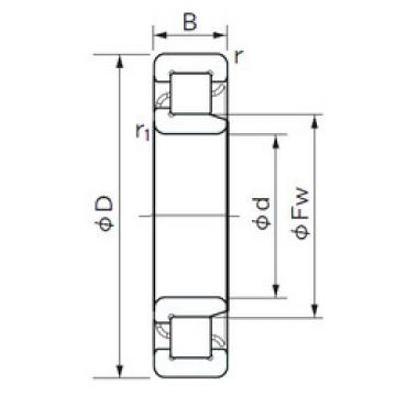 Bearing NJ 1019 NACHI