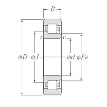 Bearing NJ1009 NTN