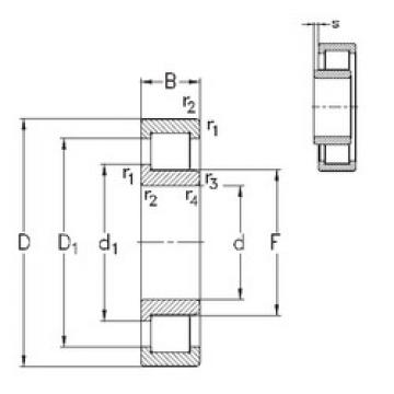 Bearing NJ210-E-M6 NKE