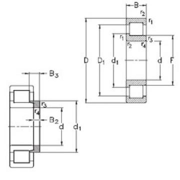 Bearing NJ209-E-TVP3+HJ209-E NKE